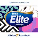 Kit Lenços de Papel de Bolso Elite Softy's com 4 pacotes de 15 folhas cada