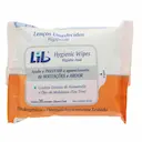 Lenço Umedecido para Higiene Anal Lib Hygienic Wypes com 20 unidades