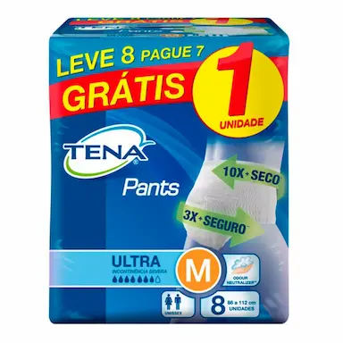 Roupa Íntima Tena Pants Confort M 8 unidades