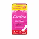 Protetor Diário Carefree Proteção com Perfume 80 unidades