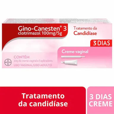 Gino-Canesten 3 Creme Vaginal 100mg/5g 20g + 3 aplicadores