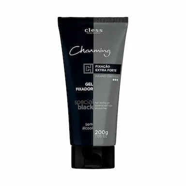 Gel Fixador de Cabelo Charming Special Black com 200g