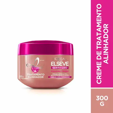 Creme de Tratamento Elseve Quera Liso com 300g