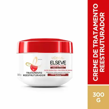 Creme de Tratamento Elseve Reparação Total 5 Especial Química com 300g
