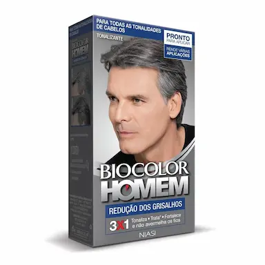 Tonalizante Capilar Biocolor Homem Redução de Grisalhos com 1 unidade