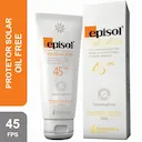 Protetor Solar Corporal Episol Loção Oil Free FPS 45 com 120g