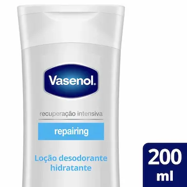Loção Desodorante Hidratante Vasenol Recuperação Intensiva Reparadora com 200ml