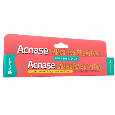 Lapiseira Secativa para Cravos e Espinhas Acnase com 0,3g