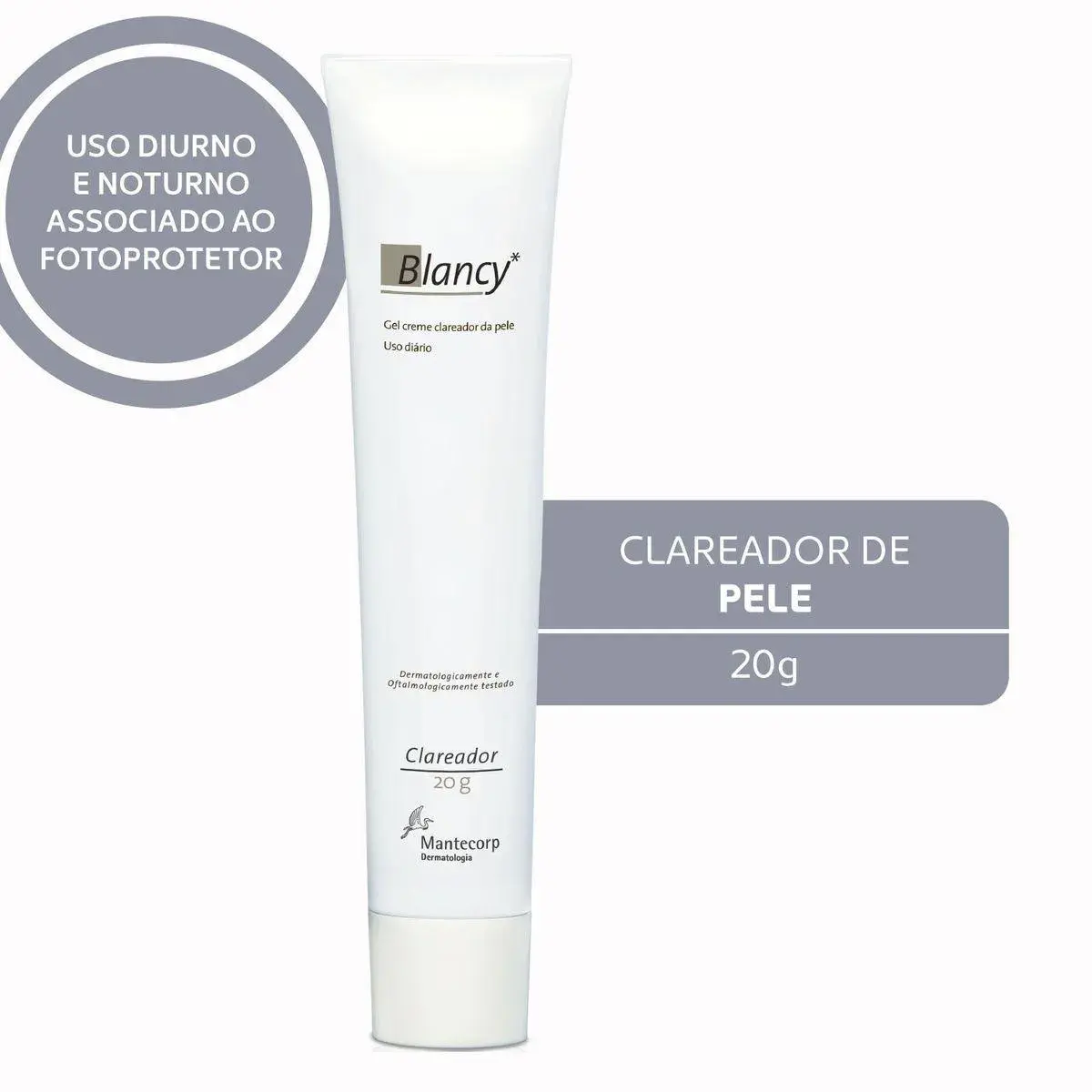 Gel Creme Clareador de Pele Blancy com 20g