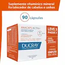Suplemento Alimentar para Cabelos e Unhas Anacaps Activ+ - 90 Cápsulas
