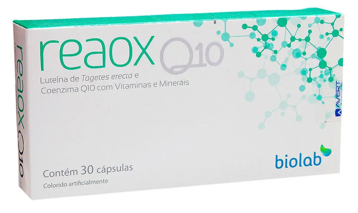 Reaox Q10 com 30 cápsulas