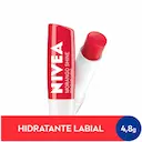 Hidratante Labial Nivea Morango Shine com 4,8g