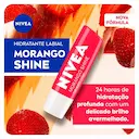 Hidratante Labial Nivea Morango Shine com 4,8g