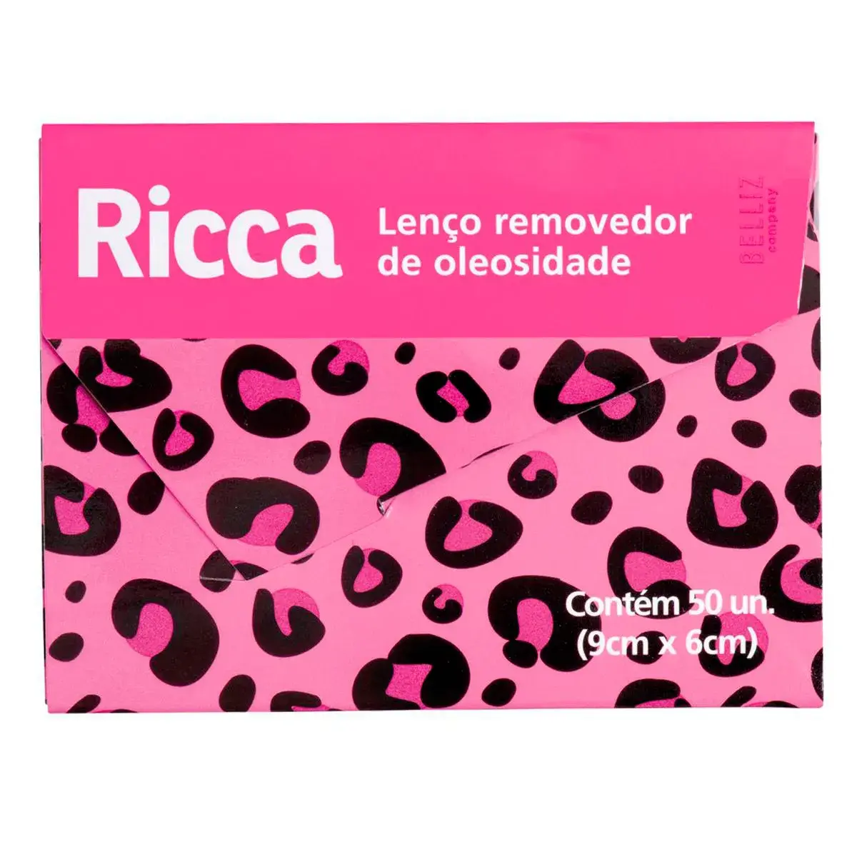 Lenço Removedor de Oleosidade Ricca com 50 unidades