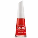 Esmalte Cremoso Risqué Sete Vermelhos Toque de Ira Hipoalergênico com 8ml
