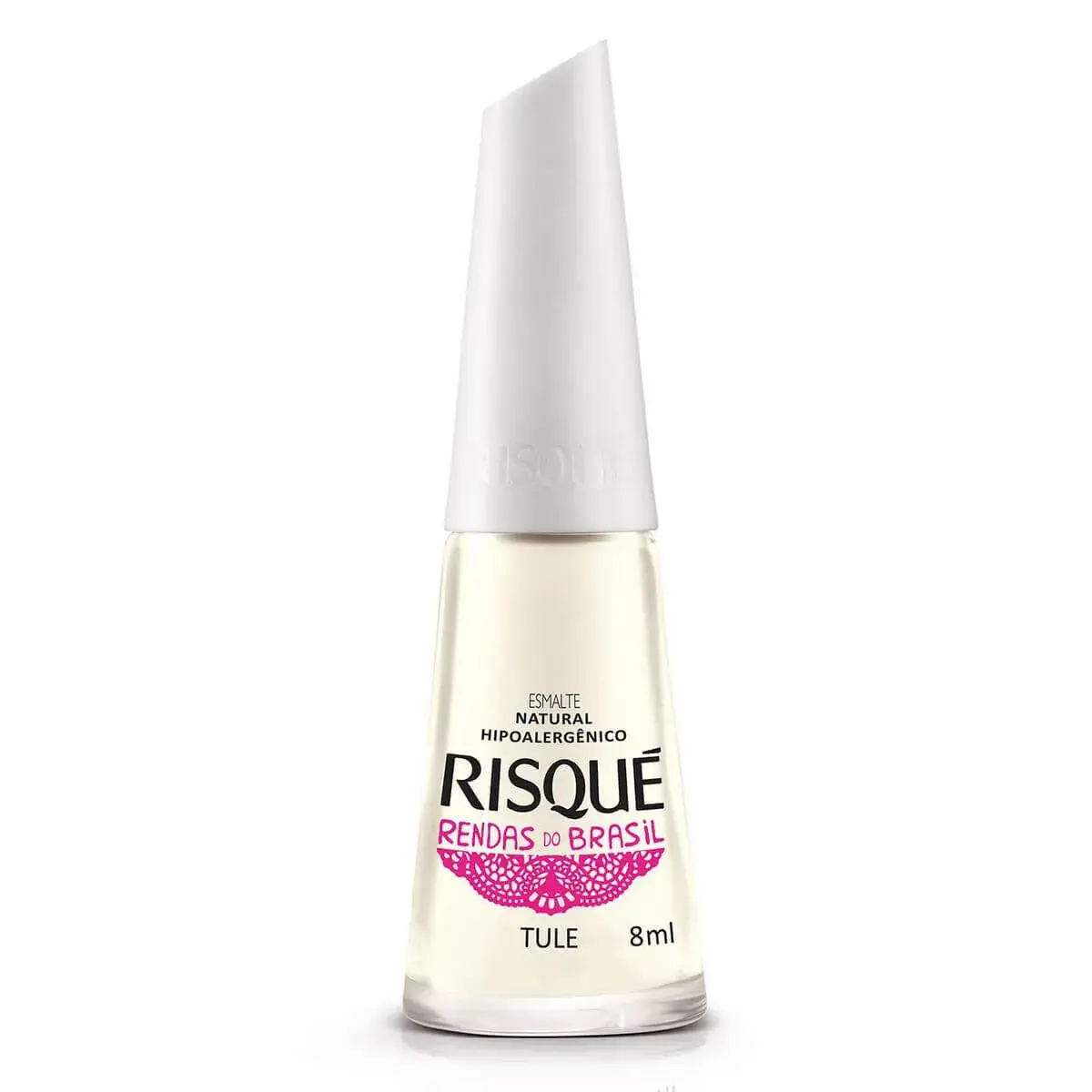 Esmalte Risqué Natural Rendas do Brasil Tule com 8ml