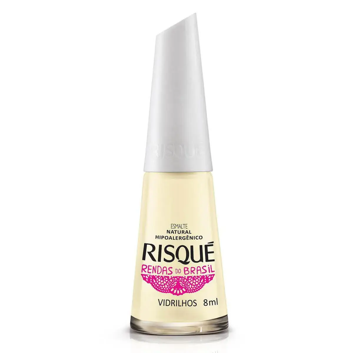 Esmalte Risqué Natural Rendas do Brasil Vidrilhos com 8ml