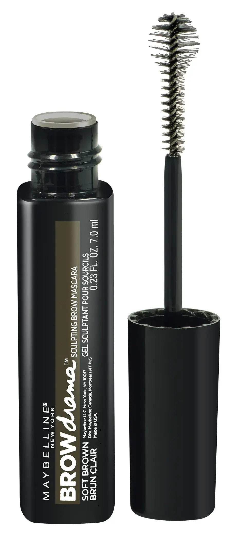 Máscara para Sobrancelhas Maybelline Studio Brow Drama Cor Cinza com 1 unidade