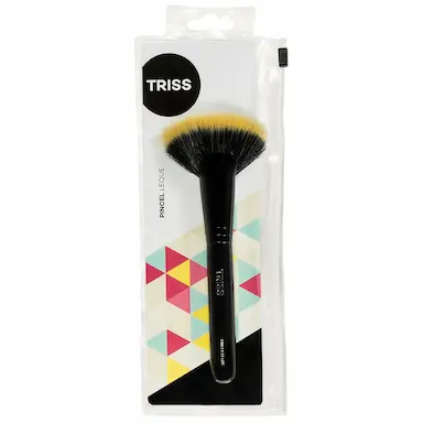 Pincel de Maquiagem Triss Leque com 1 unidade