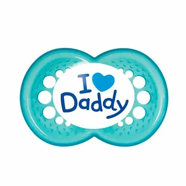 Kit Chupeta MAM Mom & Dad Boys Tamanho 2 - maiores de 6 meses Cores Sortidas com 2 unidades