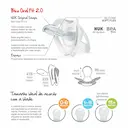 Chupeta de Silicone NUK Freestyle Classic 6+ meses Tamanho 2 com 1 unidade