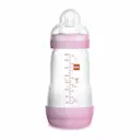 Mamadeira MAM Easy Start Rosa 2 meses+ com 1 unidade capacidade 260ml