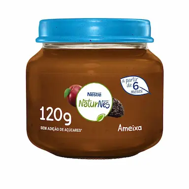 Papinha Nestlé Naturnes Sabor Ameixa com 120g