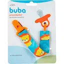 Prendedor de Chupeta Buba Baby Animal Fun Leão com 1 unidade