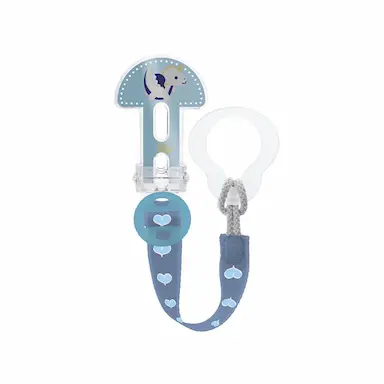 Prendedor de Chupeta MAM Clip It! & Cover Azul com 1 unidade