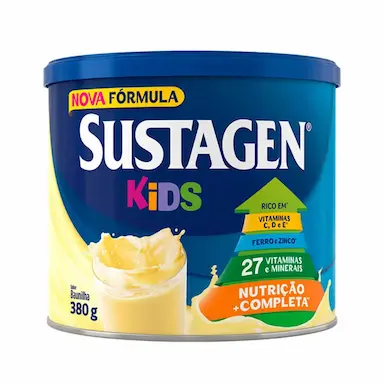Sustagen Kids Baunilha Complemento Alimentar Infantil com 380g