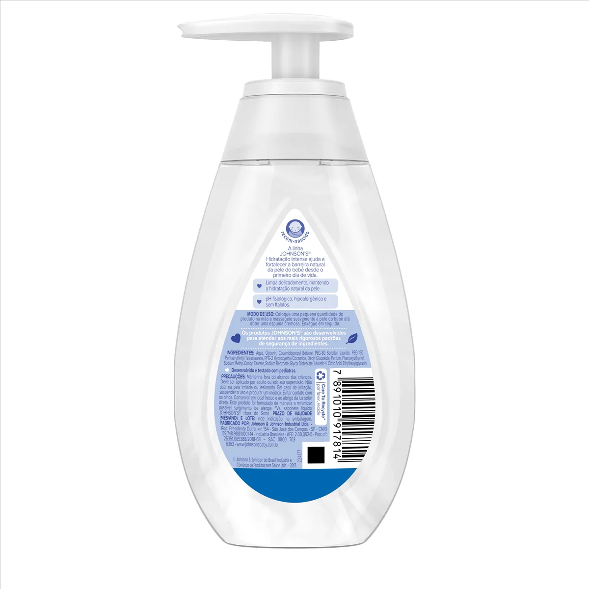 Sabonete Líquido Johnson's Hidratação Intensa