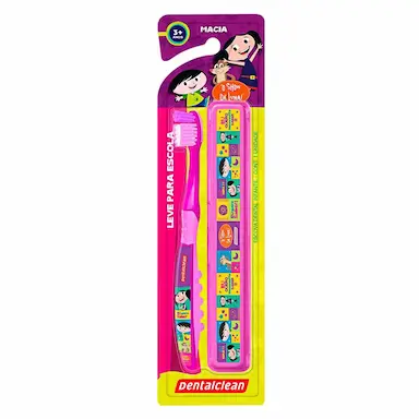 Escova de Dente Infantil Dentalclean Luna Macia 3+ Anos Macia com 1 unidade