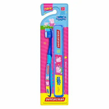 Escova de Dente Infantil Dentalclean Peppa Pig 3+ Anos Macia com 1 unidade