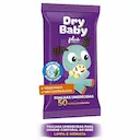 Toalhas Umedecidas Dry Baby Plus com 50 Unidades