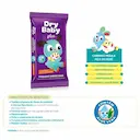 Toalhas Umedecidas Dry Baby Plus com 50 Unidades