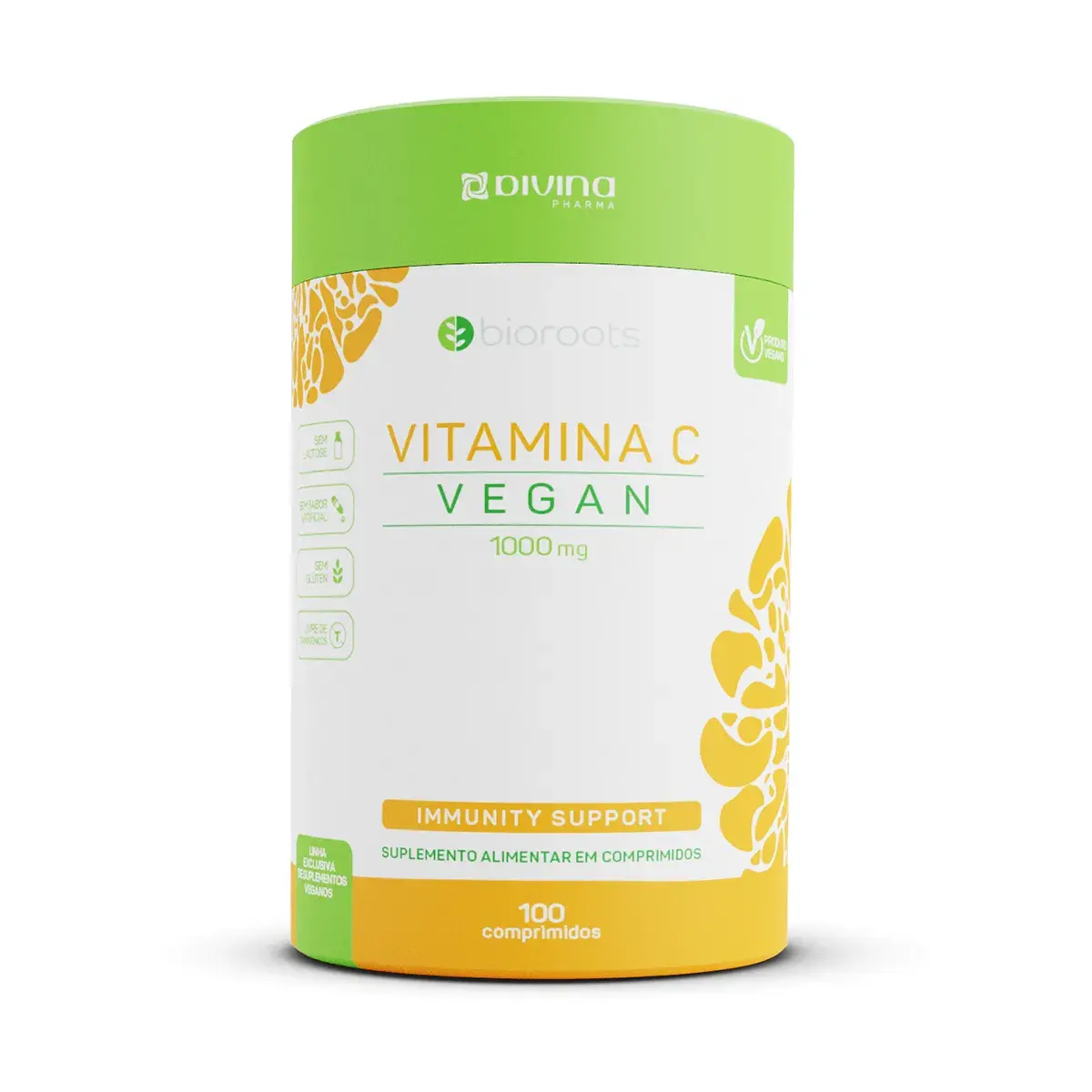 Vitamina C 1.000mg Bioroots 100 cápsulas