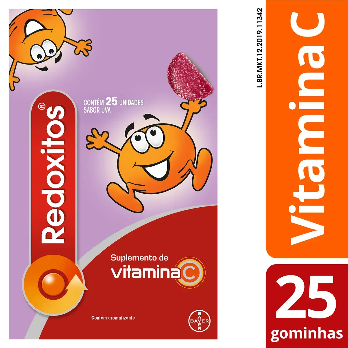 Vitamina C Redoxitos Uva 25 Gomas