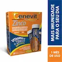 Vitamina C Cenevit Zinco 1g + 10mg Laranja com 30 comprimidos