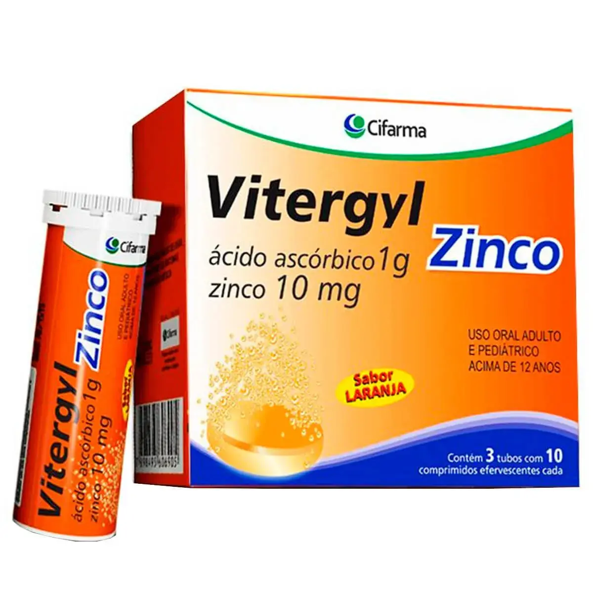 Vitergyl Zinco 30 Comprimidos