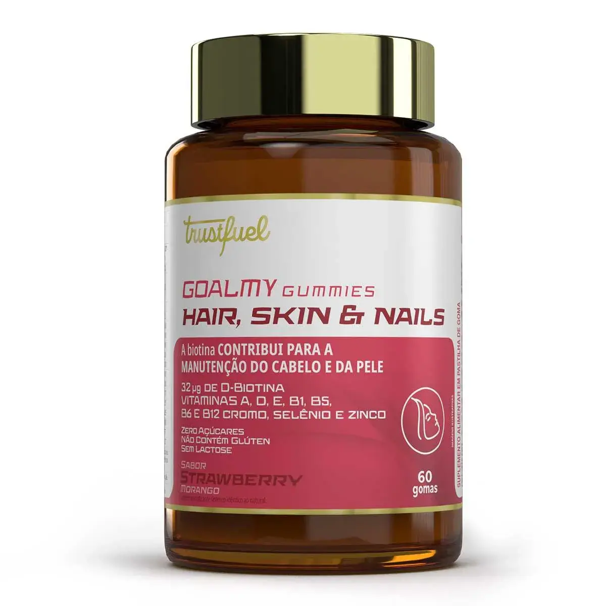 Suplemento Alimentar Goalmy Gummies Hair, Skin & Nails 60 gomas