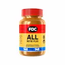 Suplemento Alimentar FDC All Nutri Plus com 140 comprimidos