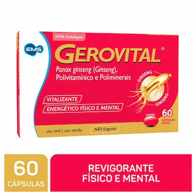 Suplemento Vitamínico Gerovital - 60 Cápsulas