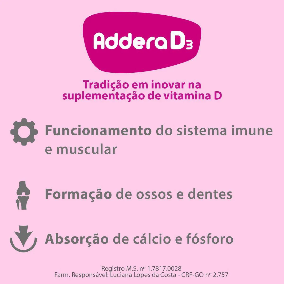 Vitamina D 1.000UI Addera D3 30 cápsulas