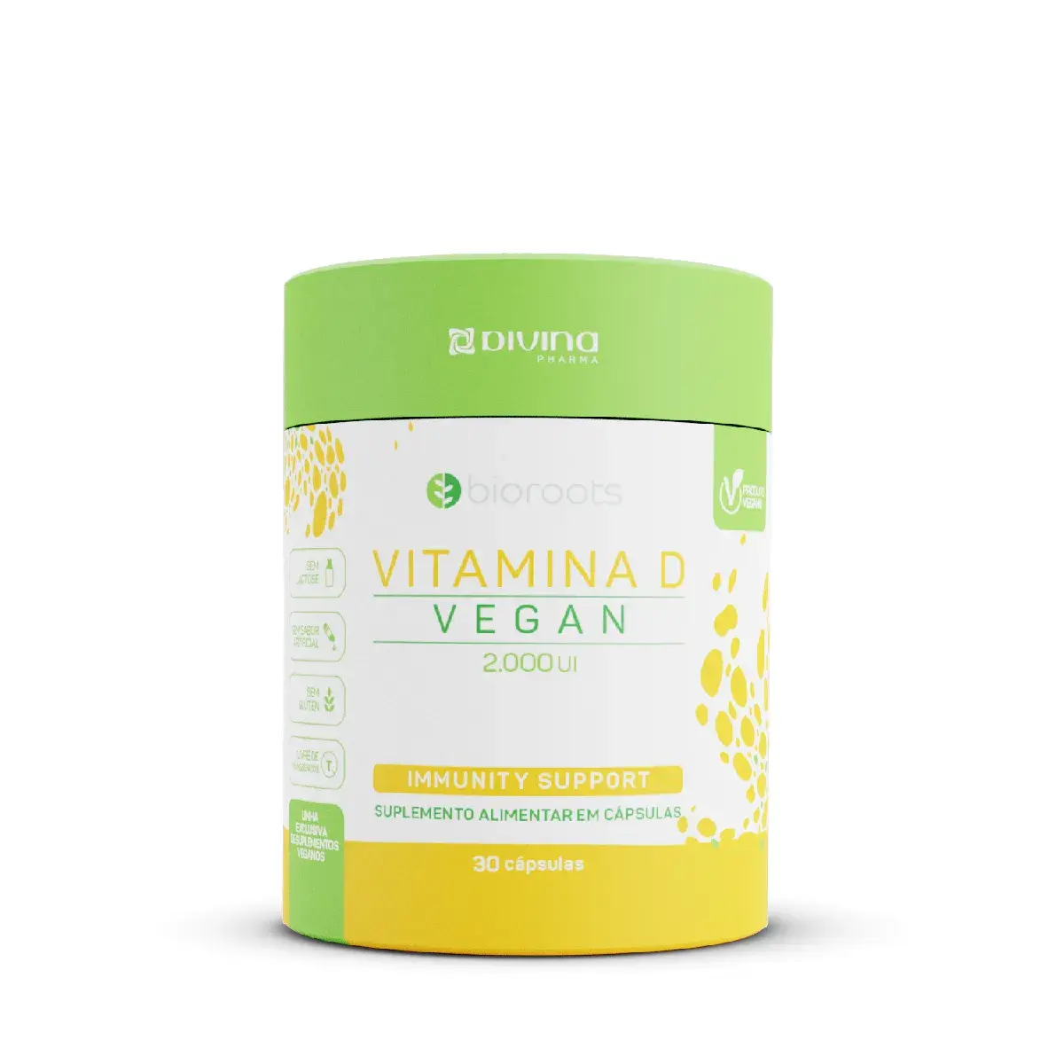 Vitamina D 2.000 UI Bioroots 30 cápsulas