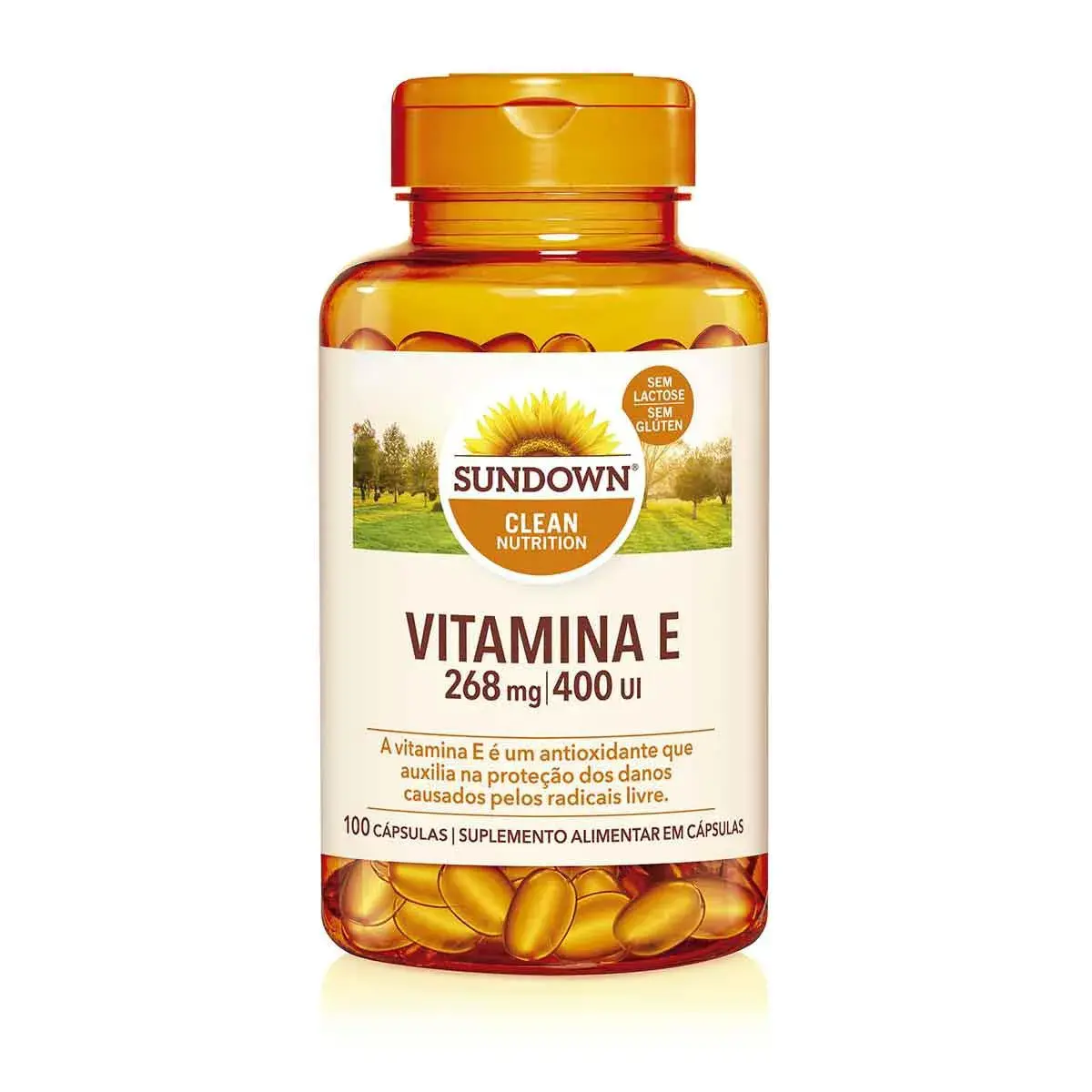 Vitamina E Sundown 400UI 100 Cápsulas