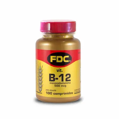 Vitamina B12 FDC 500mcg 100 comprimidos