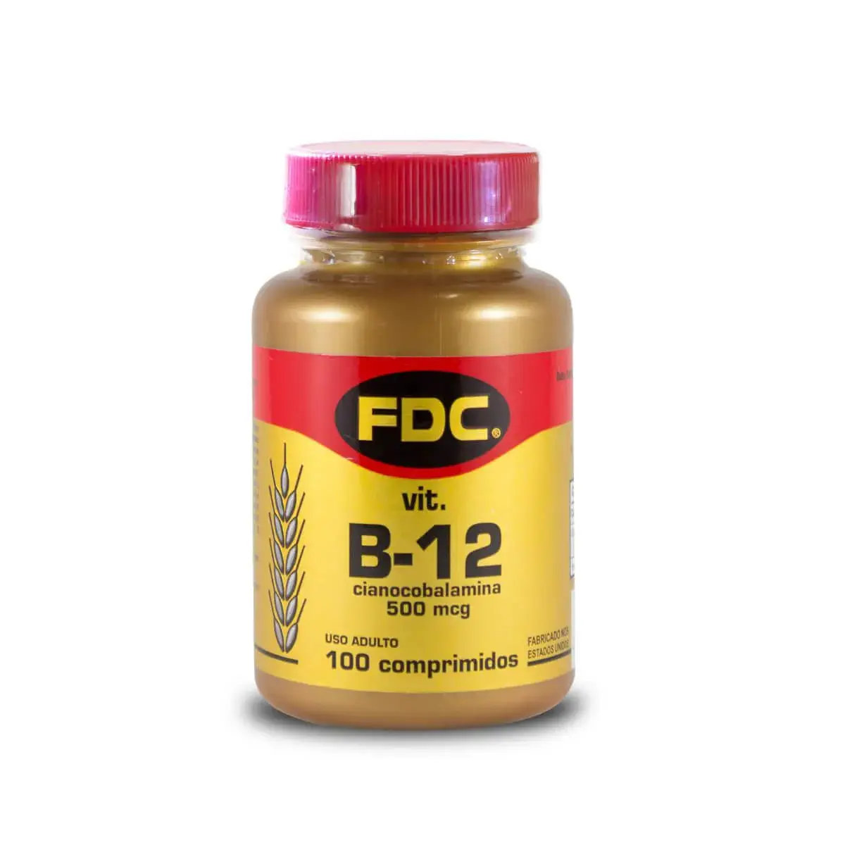 Vitamina B12 FDC 500mcg 100 comprimidos