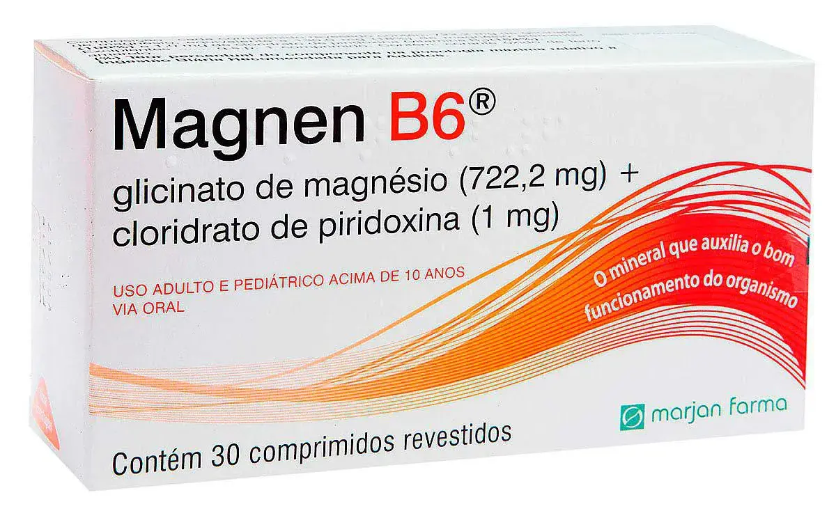 Suplemento Vitamínico Magnen B6 - 30 Comprimidos