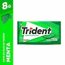 Trident Chiclete Sem Açúcar Sabor Menta com 5 unidades