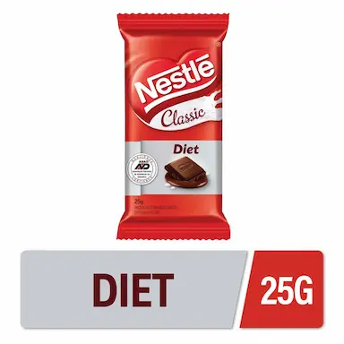Chocolate Nestlé Classic Diet 25g